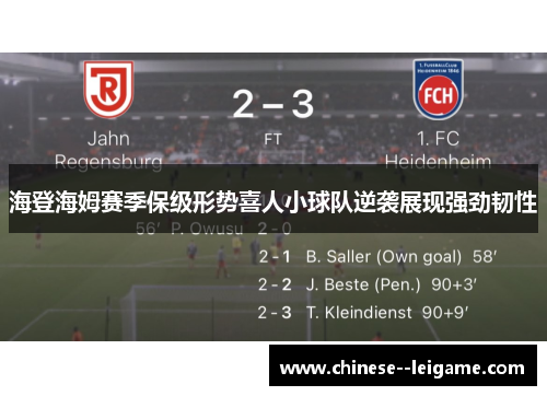 海登海姆赛季保级形势喜人小球队逆袭展现强劲韧性 海登海姆赛季保级形势喜人小球队逆袭展现强劲韧性